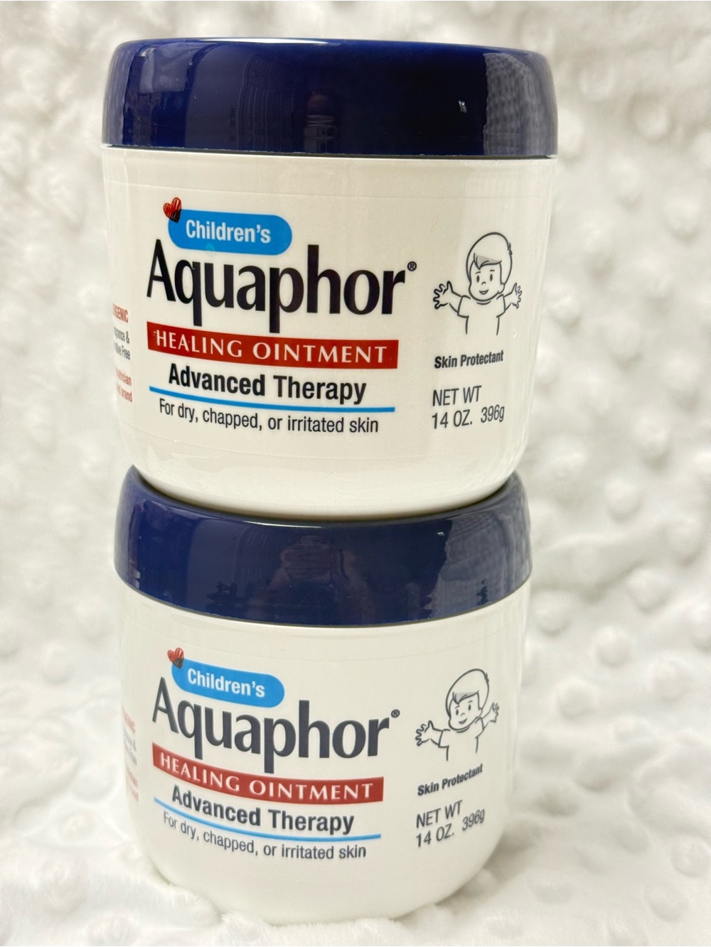 Children's Aquaphor Healing Ointment Advanced Therapy 2 14 oz jars